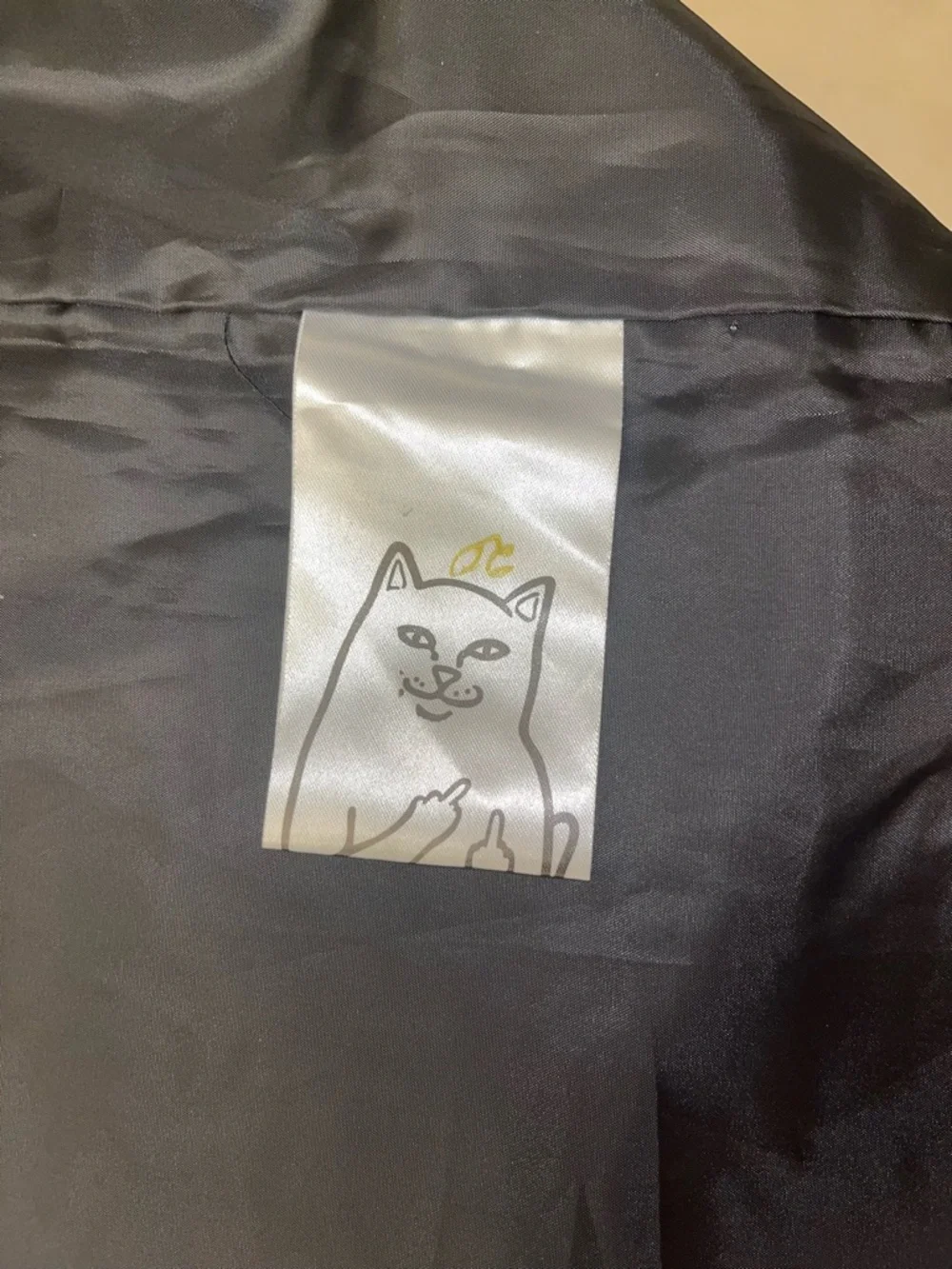 Ripndip Galaxy Cat Alien Jacket Mens Large Space Graphic Streetwear - Picture 9 of 11